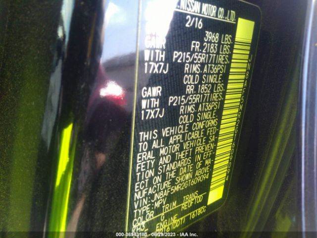 JN8AF5MR2GT609094 Nissan Juke Sl