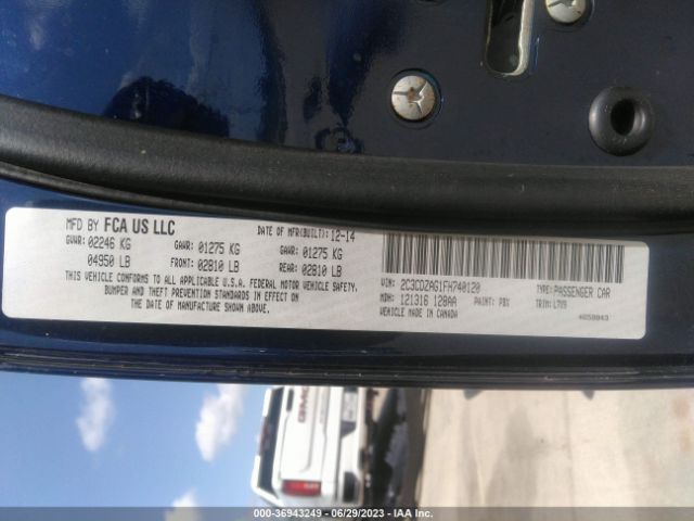 2C3CDZAG1FH740120 Dodge Challenger Sxt