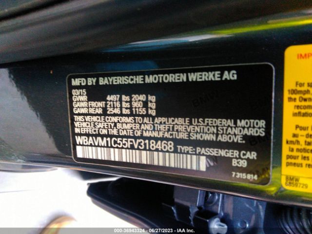 WBAVM1C55FV318468 BMW X1 Sdrive28i