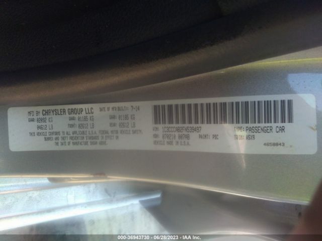 1C3CCCAB2FN539497 Chrysler 200 Limited