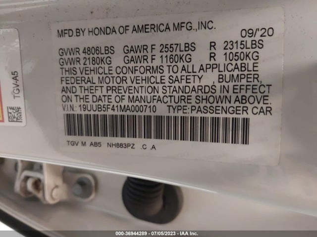 Acura Tlx Technology Package 2021 19UUB5F41MA000710 Image 9