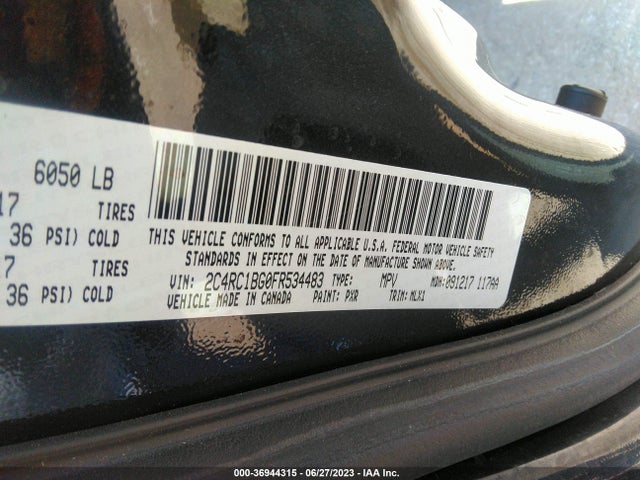 2C4RC1BG0FR534483 Chrysler Town & Country Touring