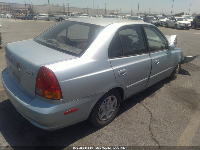 2004 HYUNDAI ACCENT GL VIN: KMHCG45C44U534115