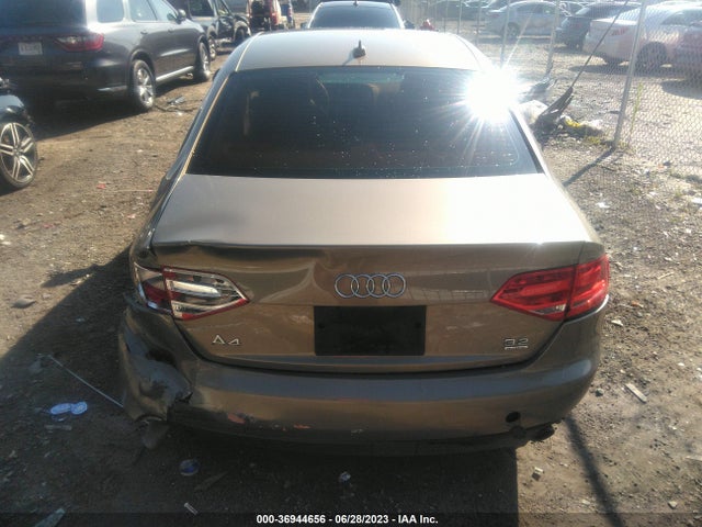 2009 AUDI A4 3.2L PREM PLUS VIN: WAULK78K89A108053