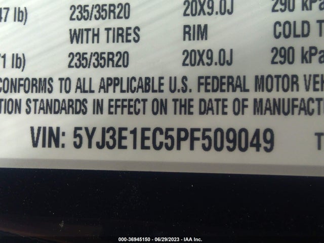 Tesla Model 3 Performance 2023 5YJ3E1EC5PF509049 Image 9