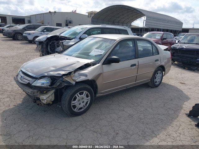 2001 HONDA CIVIC LX VIN: JHMES16541S010494