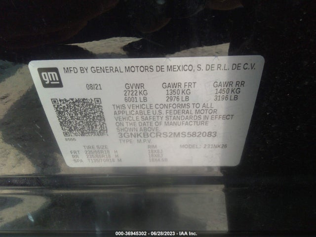 Chevrolet Blazer Lt 2021 3GNKBCRS2MS582083 Image 9