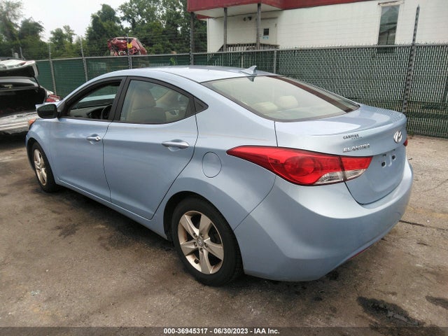 2013 HYUNDAI ELANTRA GLS PZEV VIN: KMHDH4AE4DU638175