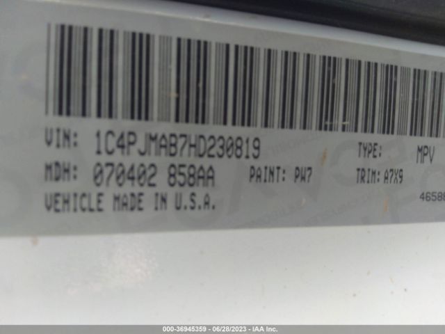 1C4PJMAB7HD230819 Jeep Cherokee Sport