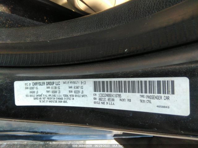 1C3CDZAB9EN116785 Dodge AVENGER SE