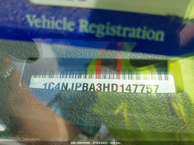 1C4NJPBA3HD147757 Jeep Patriot Sport