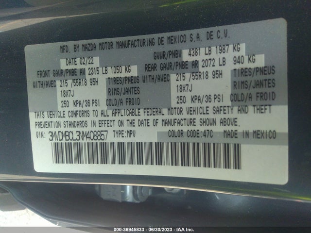 Mazda Cx-30 2.5 S Carbon Edition 2022 3MVDMBCL3NM408857 Image 16