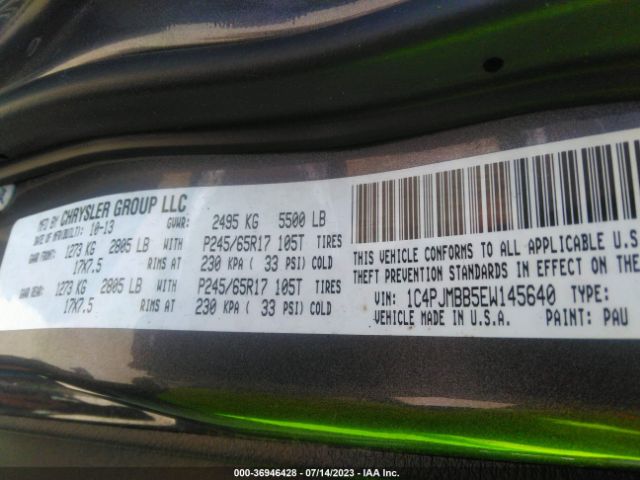 1C4PJMBB5EW145640 Jeep Cherokee Trailhawk