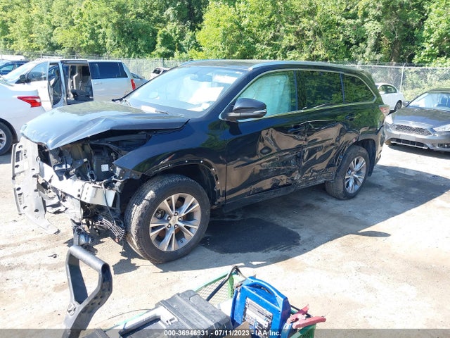 2015 TOYOTA HIGHLANDER XLE VIN: 5TDJKRFHXFS130972