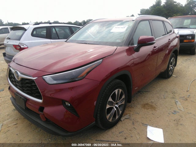 Toyota HIGHLANDER HYBRID 2022 5TDGBRCH4NS545198 Image 2