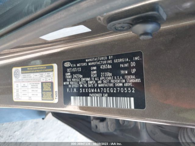 5XXGM4A70EG270552 KIA Optima Lx