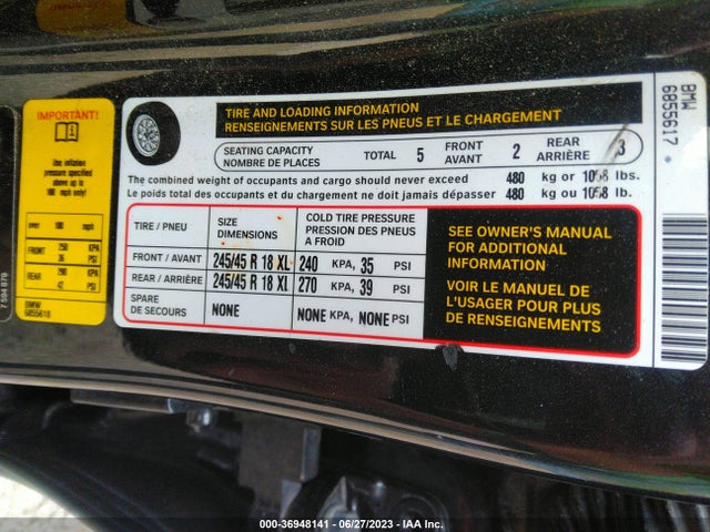 2012 BMW 5 SERIES 535I XDRIVE VIN: WBAFU7C57CDU58370