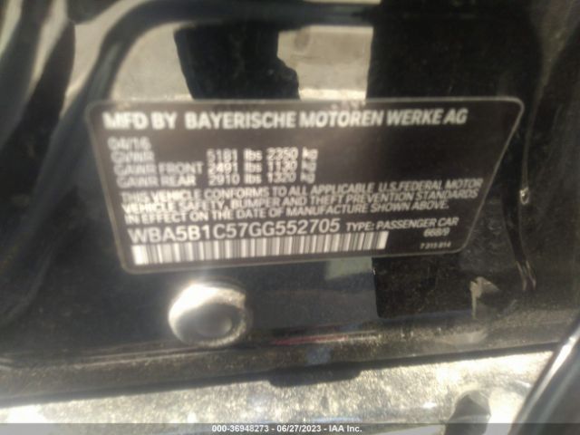 WBA5B1C57GG552705 BMW 5 Series 535i