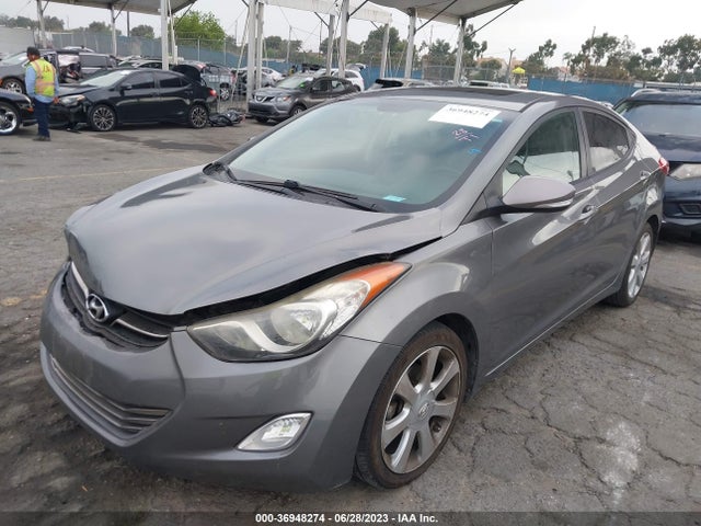 2013 HYUNDAI ELANTRA LIMITED PZEV VIN: 5NPDH4AE1DH437199