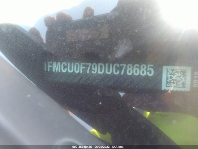 2013 FORD ESCAPE S VIN: 1FMCU0F79DUC78685