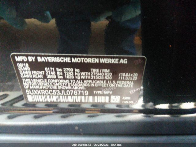 5UXKR0C53JL076719 BMW X5 Xdrive35i
