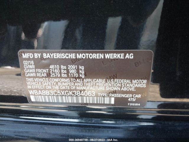 WBA8B3C5XGK384063 BMW 3 Series 340i