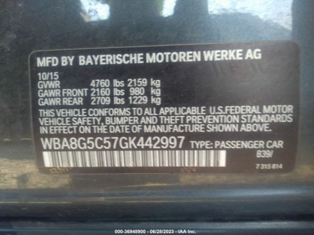 WBA8G5C57GK442997 BMW 3 Series 328i Xdrive