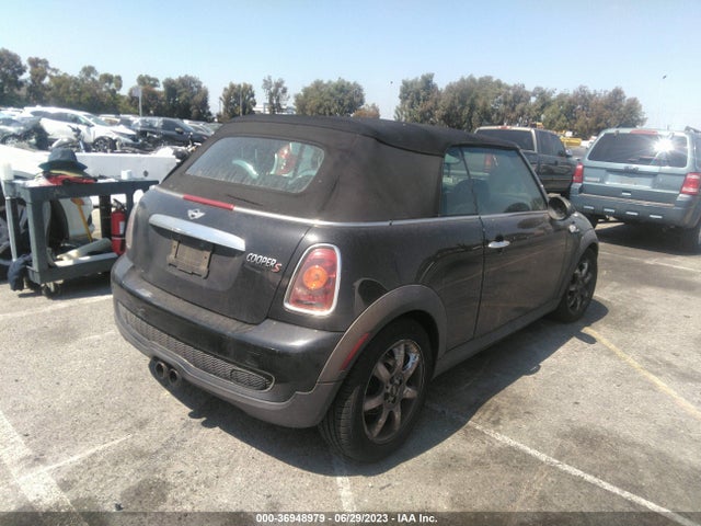 2010 MINI COOPER CONVERTIBLE S VIN: WMWMS3C53ATY08554