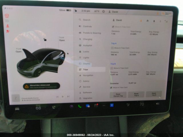 5YJ3E1EAXMF981838 Tesla Model 3 Standard Range Plus