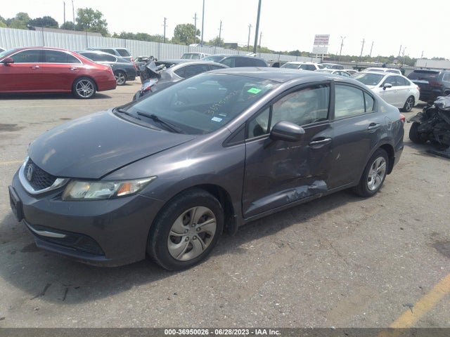 Honda Civic Sedan Lx 2014 2HGFB2F55EH512845 Image 2