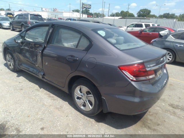 Honda Civic Sedan Lx 2014 2HGFB2F55EH512845 Image 3