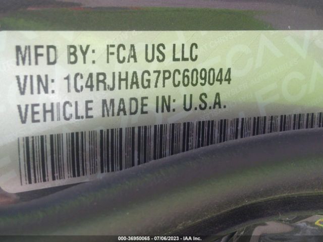 1C4RJHAG7PC609044 Jeep Grand Cherokee Altitude