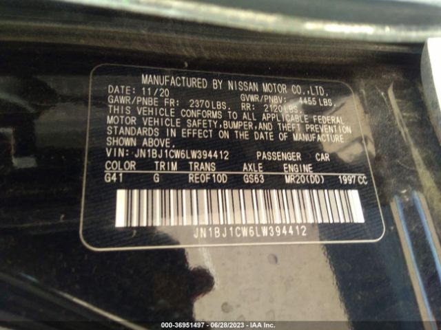 JN1BJ1CW6LW394412 Nissan Rogue Sport S