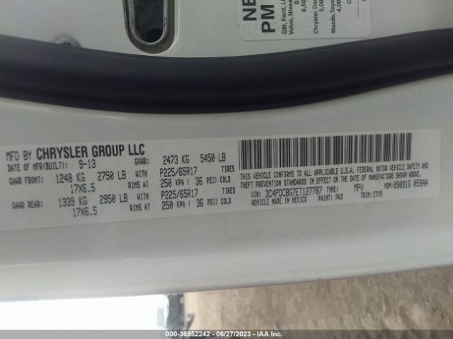 3C4PDCBG7ET127787 Dodge Journey Sxt