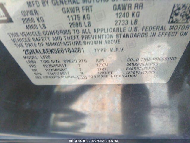 Chevrolet EQUINOX LS 2014 2GNALAEK5E6104081 Image 9