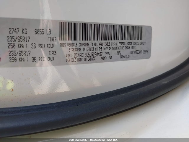 2C4RC1BG5JR290497 Chrysler Pacifica Touring L