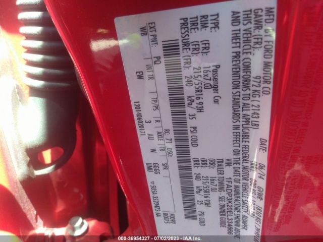 1FADP3K20EL334666 Ford FOCUS SE