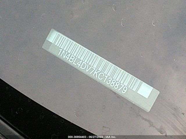 1N4BL4DV7KC138879 Nissan Altima 2.5 Sv