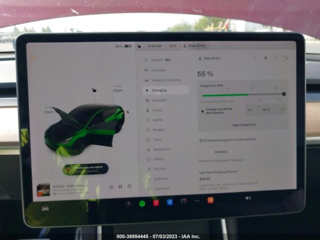 5YJYGDEF2MF098510 Tesla Model Y Performance