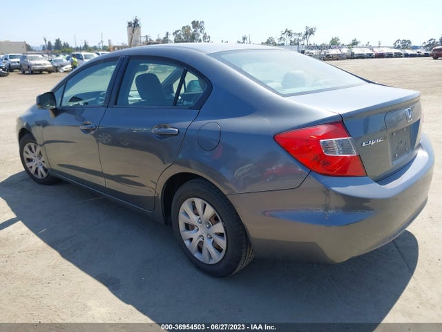 2012 HONDA CIVIC SDN LX VIN: 19XFB2F59CE393124