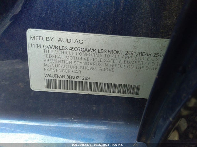 WAUFFAFL3FN021269 Audi A4 Premium Plus