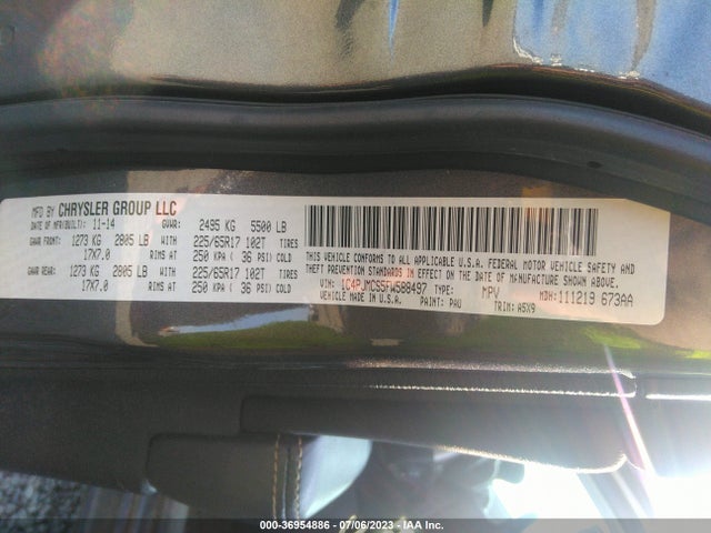 1C4PJMCS5FW588497 Jeep Cherokee Latitude