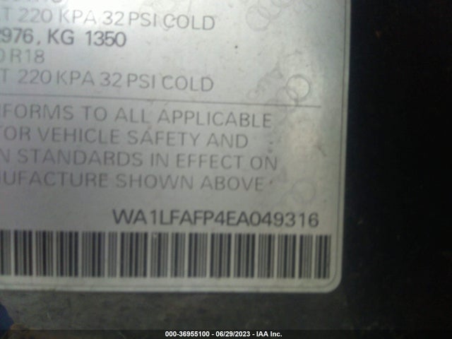 WA1LFAFP4EA049316 Audi Q5 Premium Plus