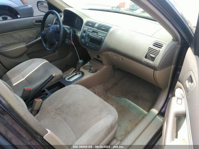 2001 HONDA CIVIC LX VIN: JHMES16581S006626
