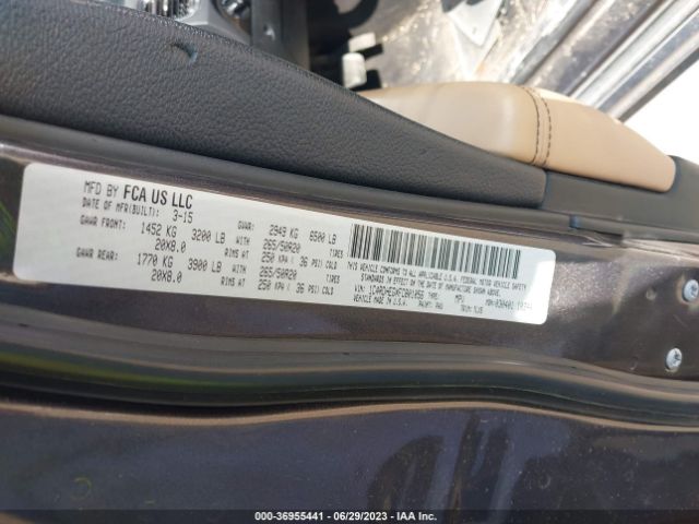 1C4RDHEGXFC801056 Dodge Durango Citadel
