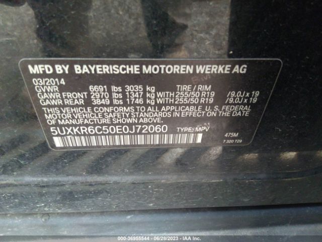 5UXKR6C50E0J72060 BMW X5 Xdrive50i