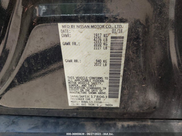 Nissan Altima 2.5 Sv 2018 1N4AL3AP3JC178063 Image 16