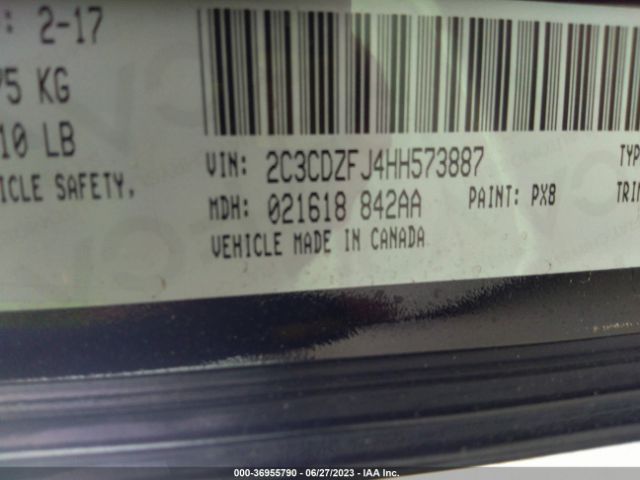 2C3CDZFJ4HH573887 Dodge Challenger R/t Scat Pack