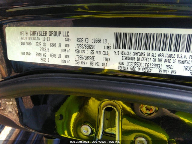3C6UR5DL1EG139931 RAM 2500 Big Horn