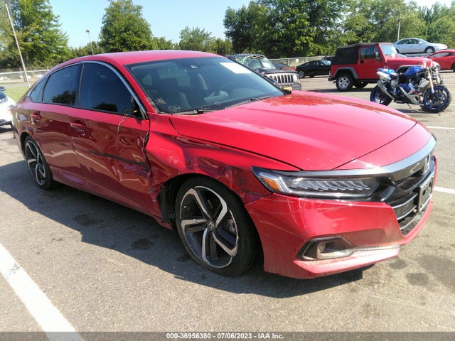 2021 HONDA ACCORD SEDAN SPORT SE VIN: 1HGCV1F45MA043295